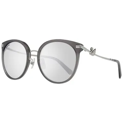 Swarovski Gray Women Sunglasses In White