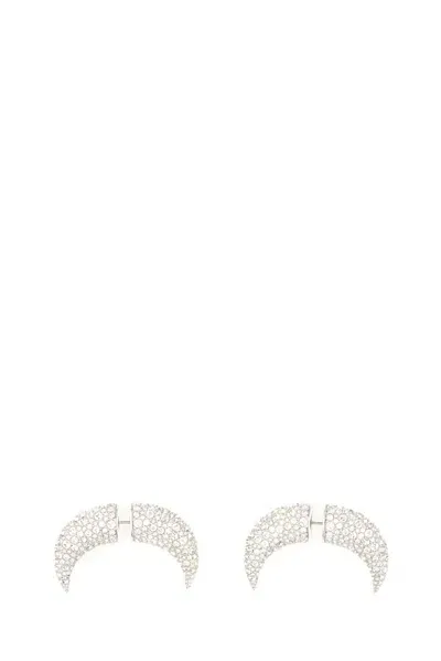 Swarovski Luna Stud Earrings In White