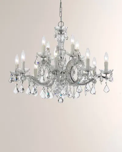 Swarovski Maria Theresa 12-light Chandelier In Polished Chrome