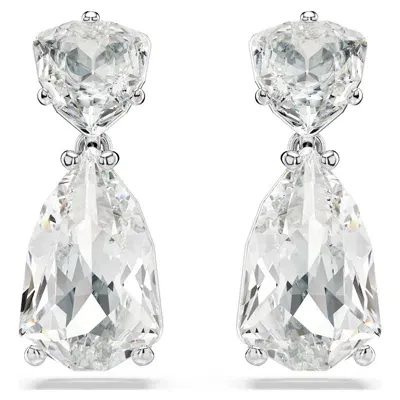 Swarovski Mesmera Drop Earrings In White