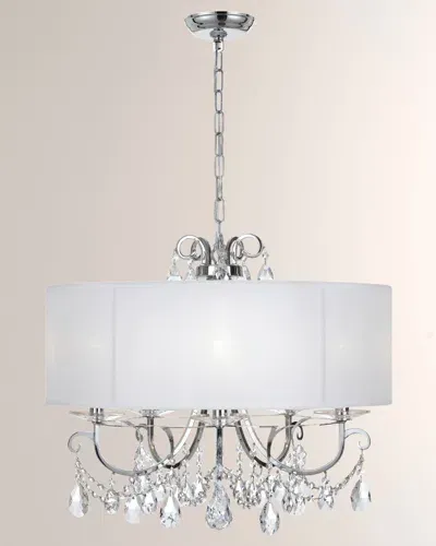 Swarovski Othello 5-light Chandelier In Polished Chrome