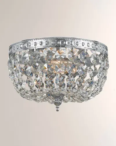 Swarovski Spectra 2-light Ceiling Mount In Chrome