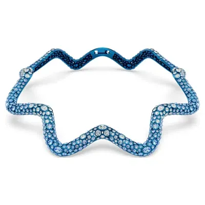 Swarovski Sublima Choker In Blue