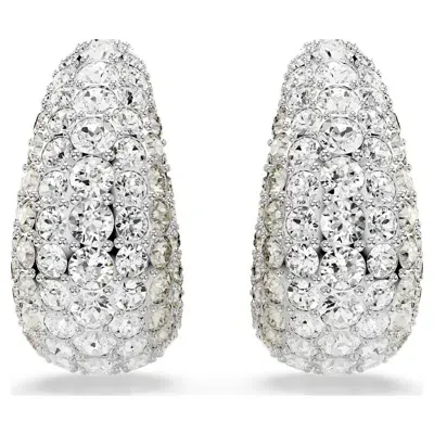 Swarovski Sublima Drop Earrings In White