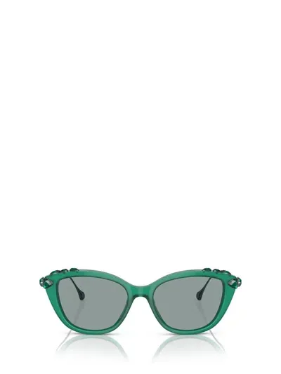 Swarovski Sk6010 Opal Green Sunglasses