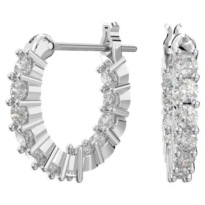 Swarovski Vittore Hoop Earrings In White