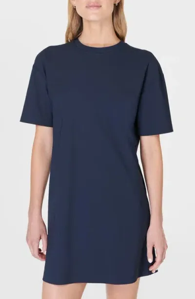 Sweaty Betty Explorer T-shirt Minidress In Navy Blue