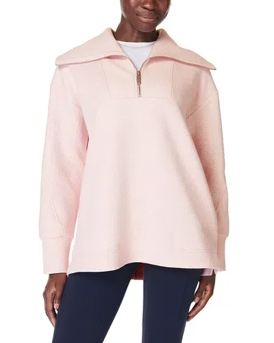 Sweaty Betty Radiant Half Zip Sweatshirt In Pink