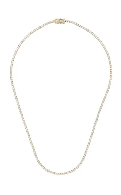 Sydney Evan 14kt Yellow Gold Diamond Tennis Necklace