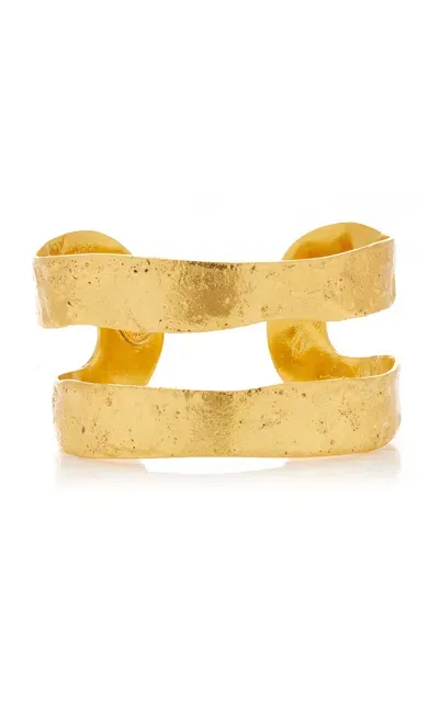 Sylvia Toledano Small Bianca 22k Gold-plated Cuff