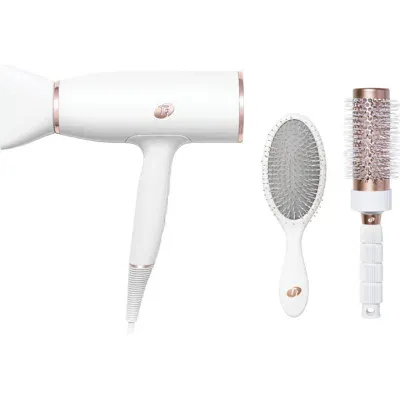 T3 Professional Hair Dryer And Brush Setaireluxe In White