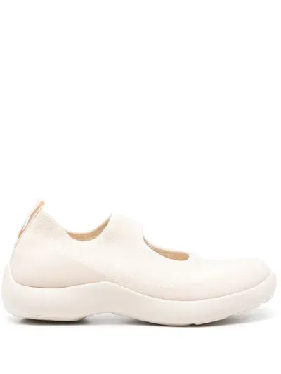 Tabi Footwear Asymmetric-toe Sneakers In Neutrals