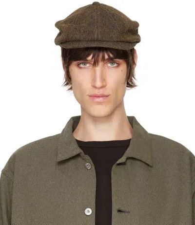 Taiga Takahashi Brown Newsboy Cap