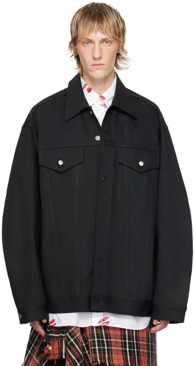 Takahiromiyashita The Soloist Black Back Gusset Denim Jacket