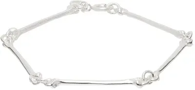 Takahiromiyashita The Soloist Silver Skeleton Bone Bracelet