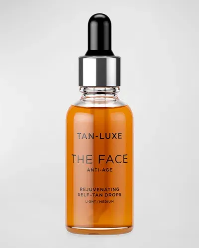 Tan-luxe The Face: Anti-age Rejuvenating Self-tan Drops, 1 Oz. In Light/medium