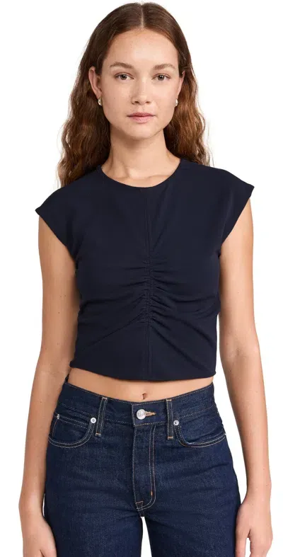 Tanya Taylor Betty Top Maritime Blue