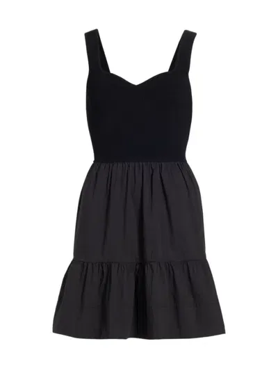 Tanya Taylor Short Josephina Dress Black