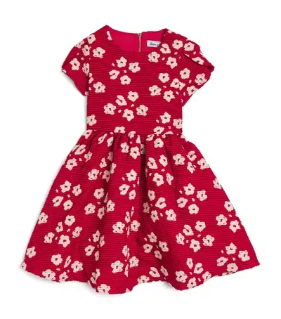 Tartine Et Chocolat Kids' Flower-detail Dress In Red