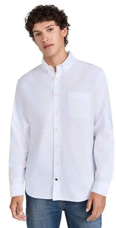 Taylor Stitch Jack Oxford Shirt White Everyday Oxford