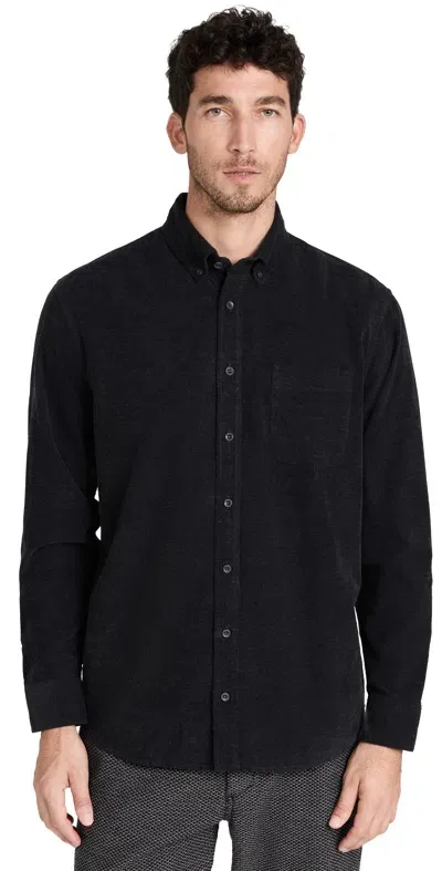 Taylor Stitch Pincord Jack Shirt Coal Heathered