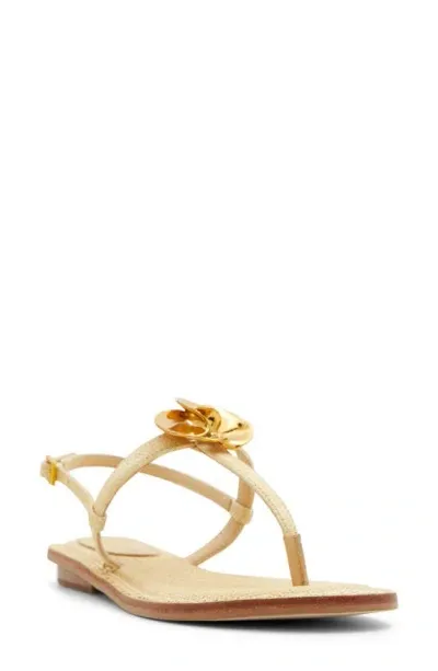 Ted Baker Harper Rose Strappy Sandal In Natural