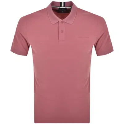 Ted Baker Karty Polo T Shirt Pink