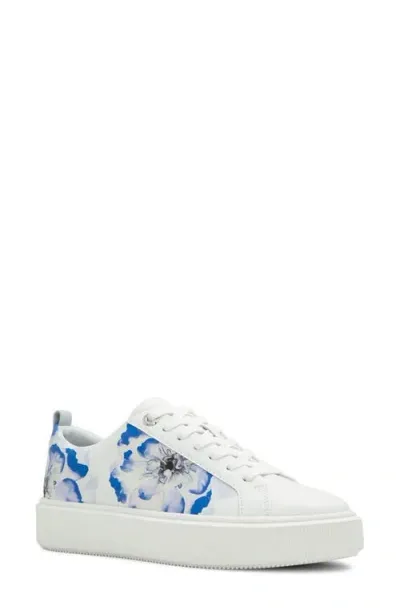 Ted Baker London Avery Platform Sneaker In Blue Multi