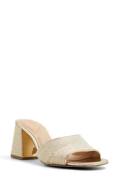 Ted Baker London Chloe Slide Sandal In Gold