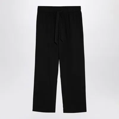 Tekla Pyjama Trousers In Black