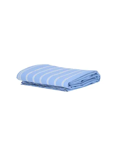 Tekla Striped Duvet Cover In Light Blue