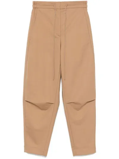 Tela Tapered Trousers In Brown