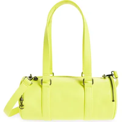 Telfar Medium Faux Leather Duffle Bag In Yellow