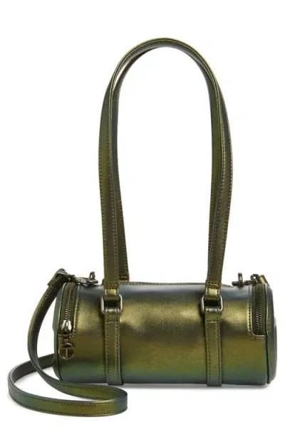 Telfar Small Faux Leather Duffle Bag In Acid