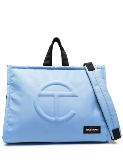 Telfar X Eastpak Medium Shopper Backpack In Blue