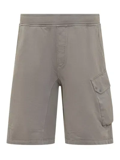 Ten C Elastic Waist Shorts In Grey