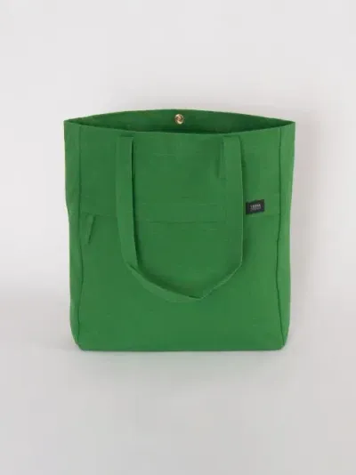 Terra Thread Organic Cotton Canvas Work Tote Bag In Green