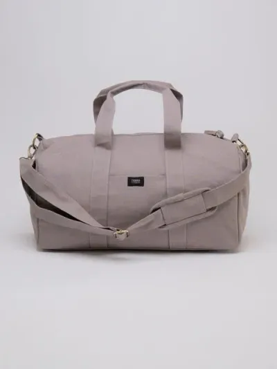 Terra Thread Organic Cotton Gym Bag In Gray