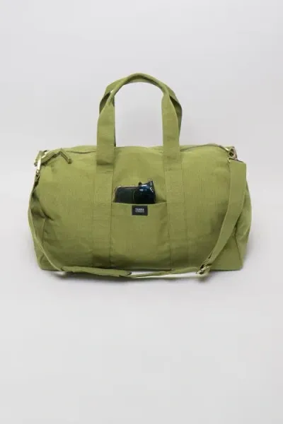 Terra Thread Organic Cotton Gym Bag In Green