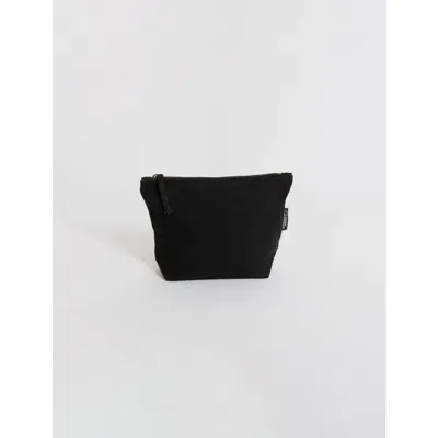 Terra Thread Organic Cotton Makeup Bag In Black