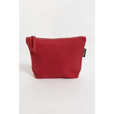 Terra Thread Organic Cotton Makeup Bag In Red