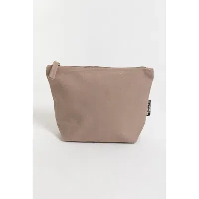 Terra Thread Organic Cotton Makeup Bag In Brown