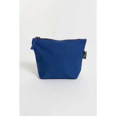 Terra Thread Organic Cotton Makeup Bag In Blue