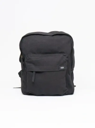 Terra Thread Organic Cotton Mini Backpack In Black