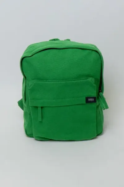 Terra Thread Organic Cotton Mini Backpack In Green