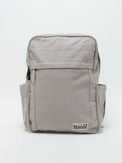 Terra Thread Sustainable Backpack For School And Everyday Use In Cloud Grey