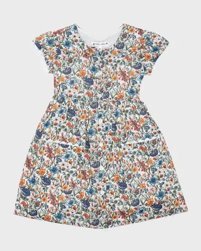 Tessa James Kids' Girl's Emma Dainty Floral-print Dress In Multi Floral