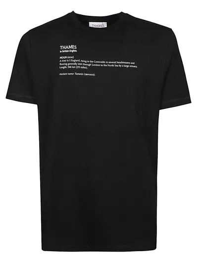 Thames Mmxx Crew Neck T-shirt In Black