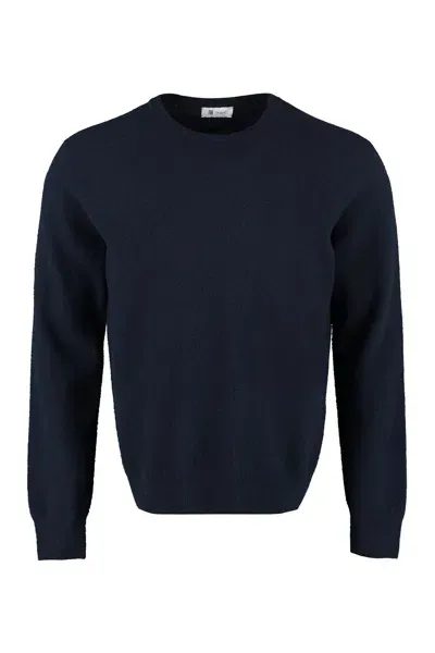 The (alphabet) Blue Wool And Cashmere Pullover For Men