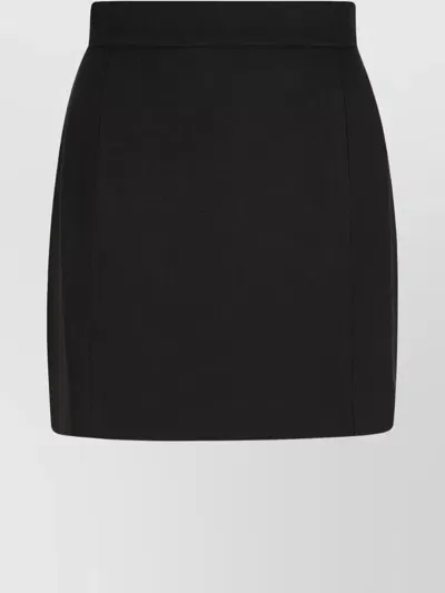 The Andamane High-waisted Trisha Mini Skirt In Black